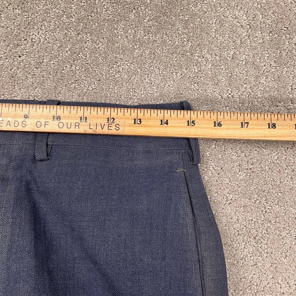 US Air Force 1950 Dress Uniform Mens 40S 30W 26L Blue Sergeant Rank 2Pc VTG